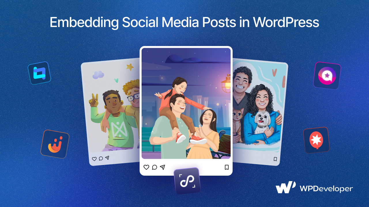 WordPressにソーシャルメディアの投稿を埋め込む Embedding Social Media Posts in WordPress