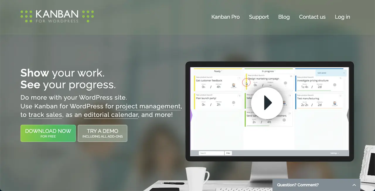 WordPress의 Kanban