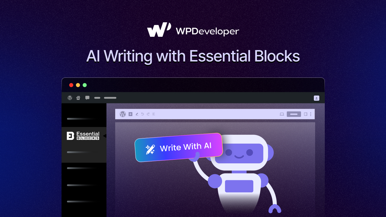 使用基本塊與AI創建網站內容 Create Website Content with AI using Essential Blocks