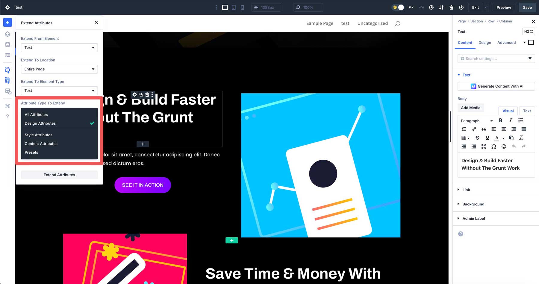 Divi 5の属性を拡張します