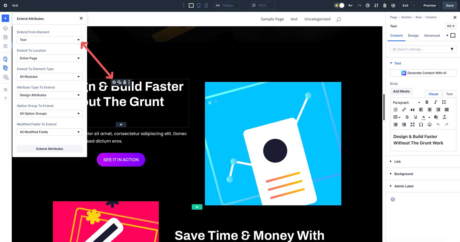 Divi 5の属性を拡張します
