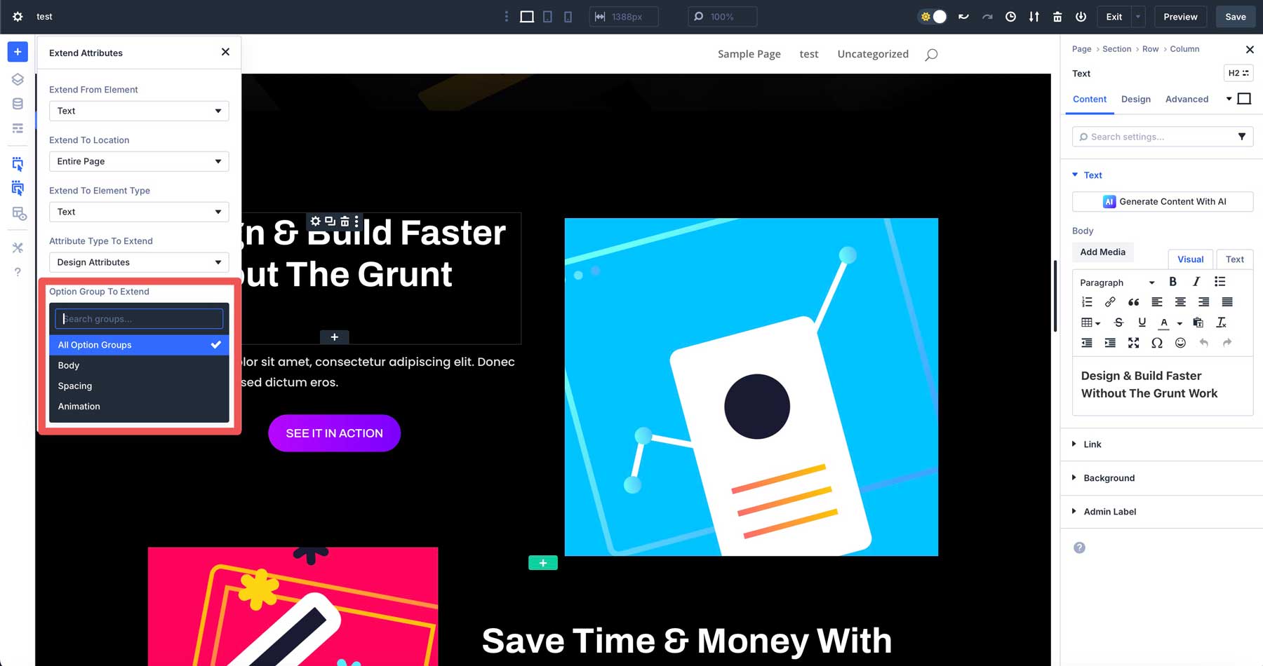 Divi 5の属性を拡張します