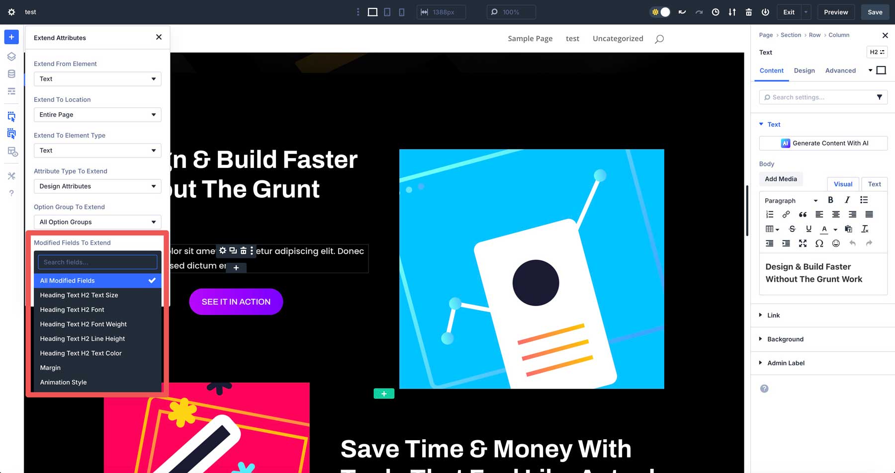 Divi 5の属性を拡張します