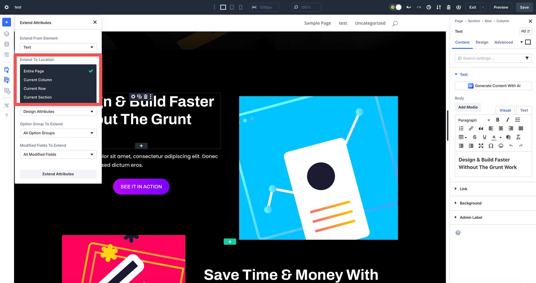 Divi 5の属性を拡張します