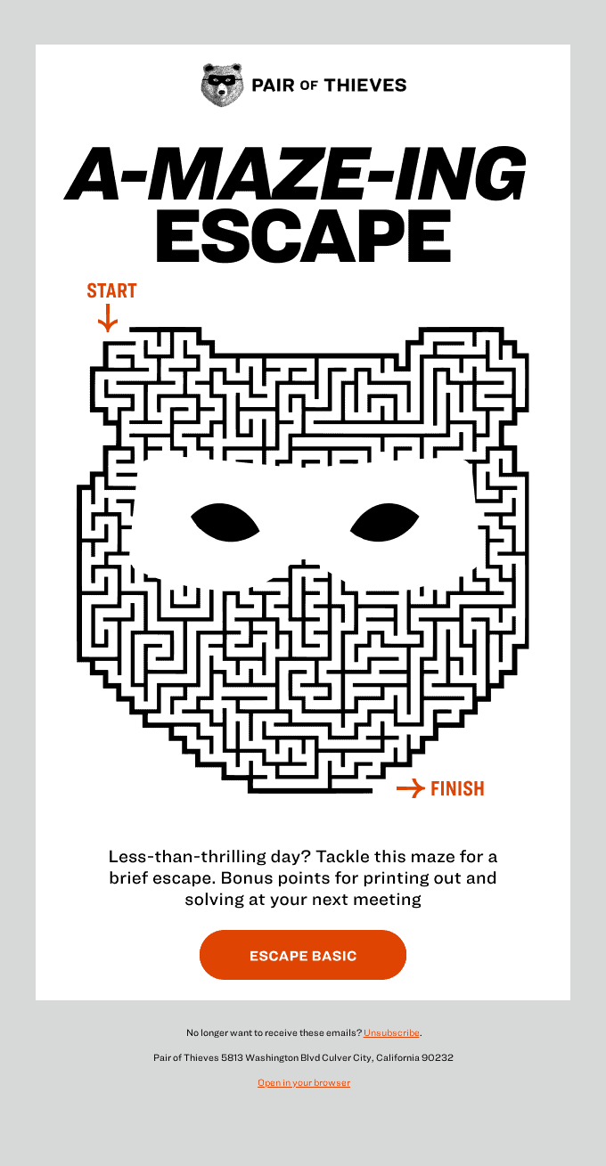 E -mail gamification