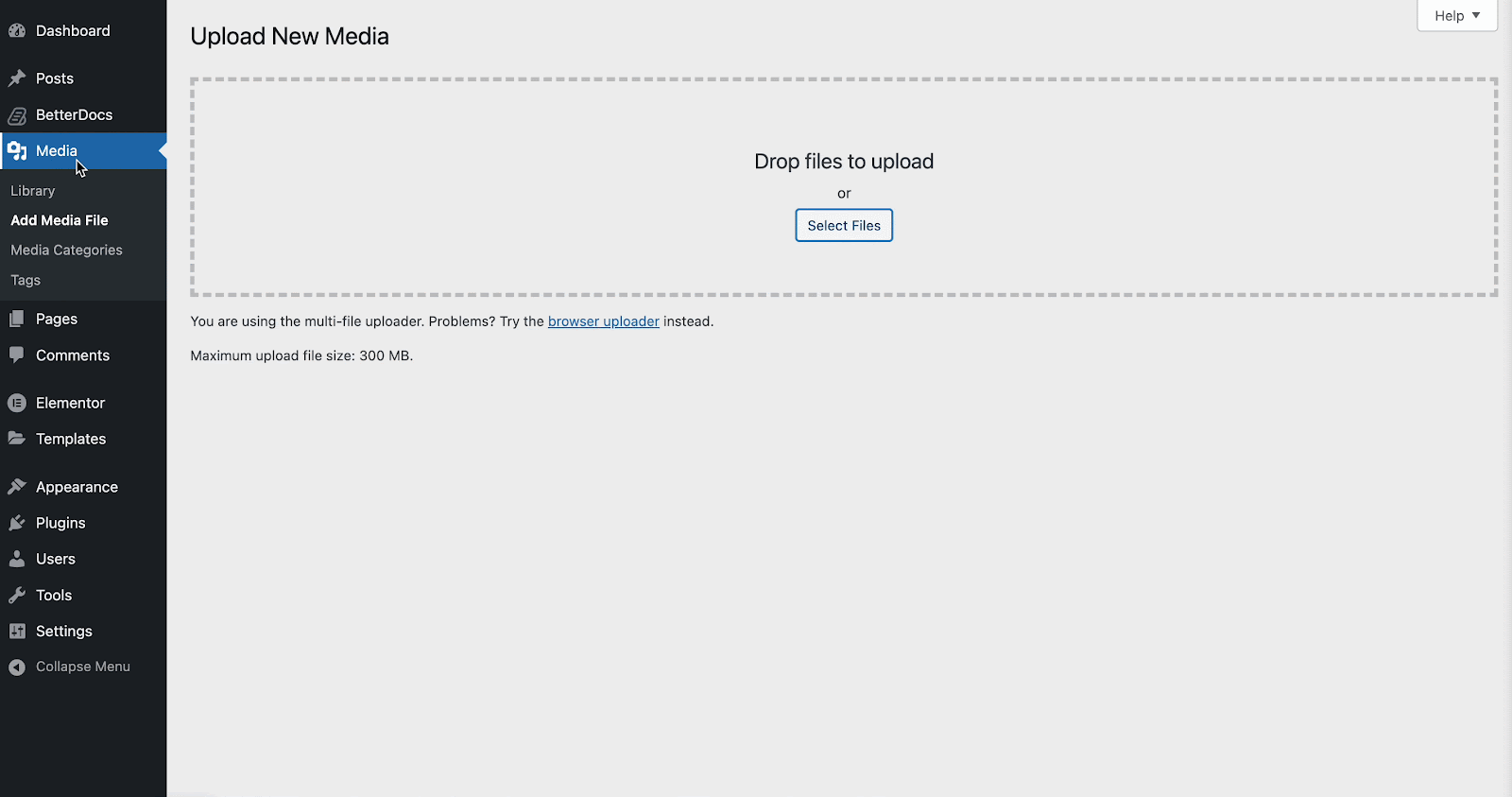 WordPressメディアライブラリ WordPress Media Library