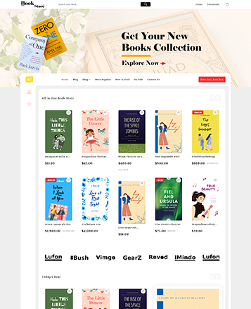 具有演示内容的最佳WooCommerce主题69 ama store book store