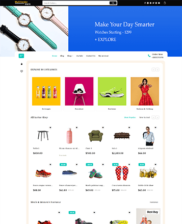 最佳WooCommerce主题具有演示内容71 multivendor market