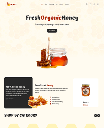 具有演示内容的最佳WooCommerce主题22 honey 2648