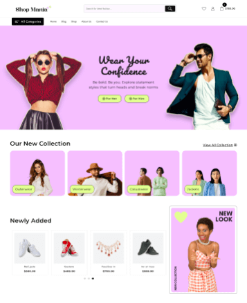 具有演示内容的最佳WooCommerce主题6 ecom fashion 3