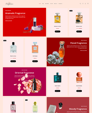 具有演示内容的最佳WooCommerce主题29 perfume 8011