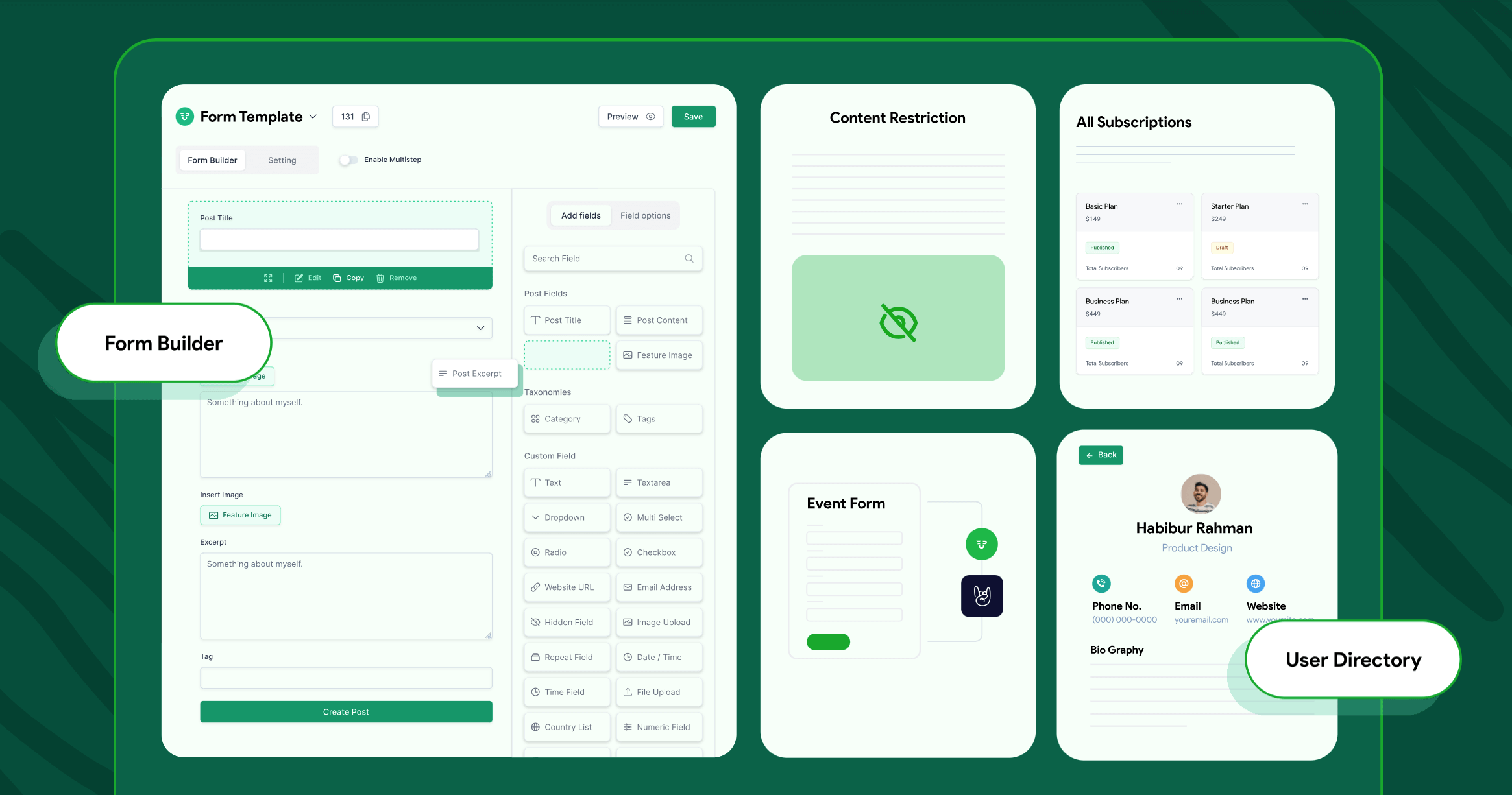 WP User Frontend Pro