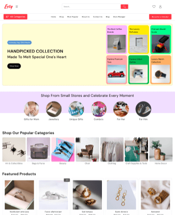 11+ 의류 상점 WordPress 5 용 WooCommerce 테마 esty 830
