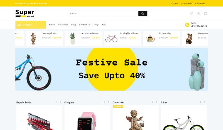 11+ 의류 상점 WordPress 16 용 WooCommerce 테마 top store 1