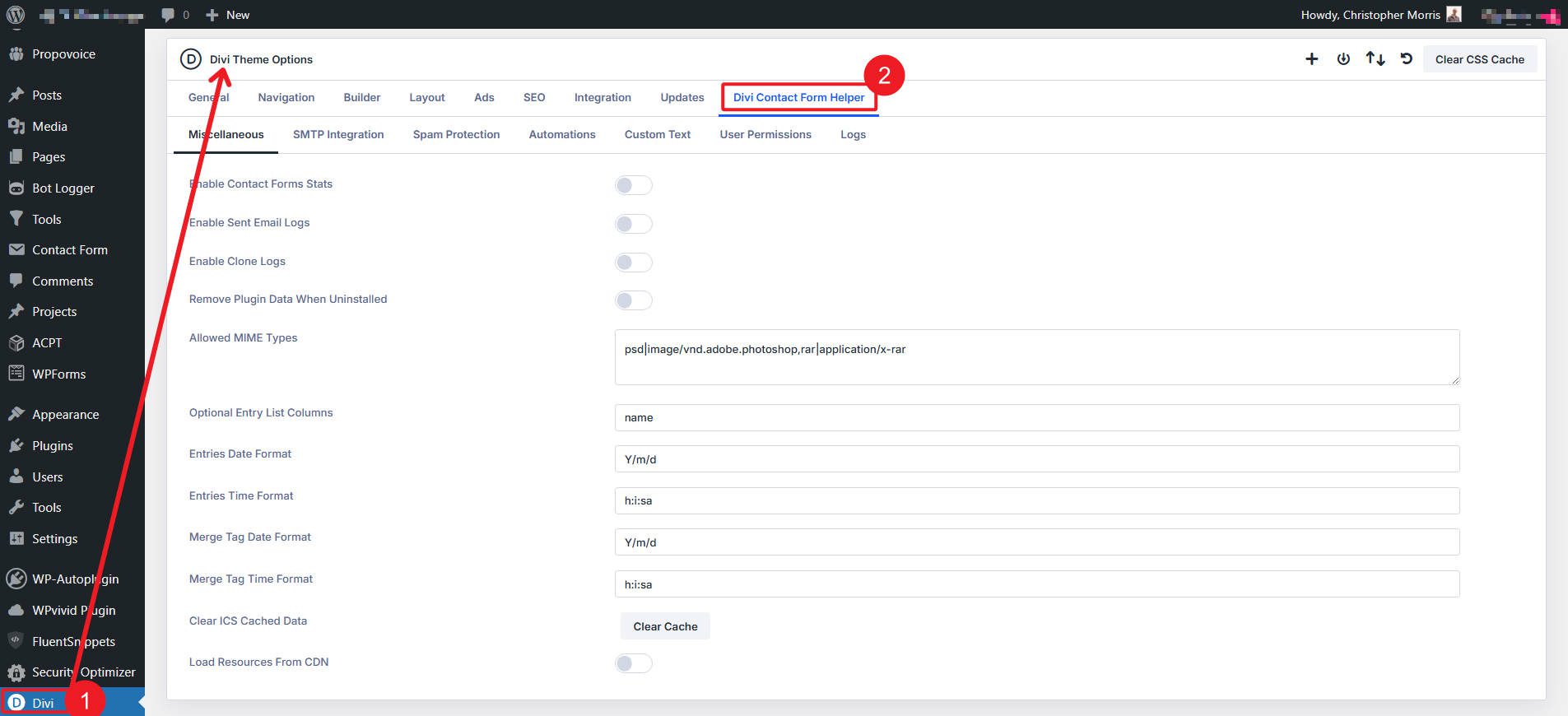 Kontaktuj się z interfejsem administracyjnym Form Form Helper przed Universal UI Aktualizacja