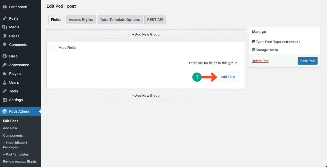 Start adding custom fields
