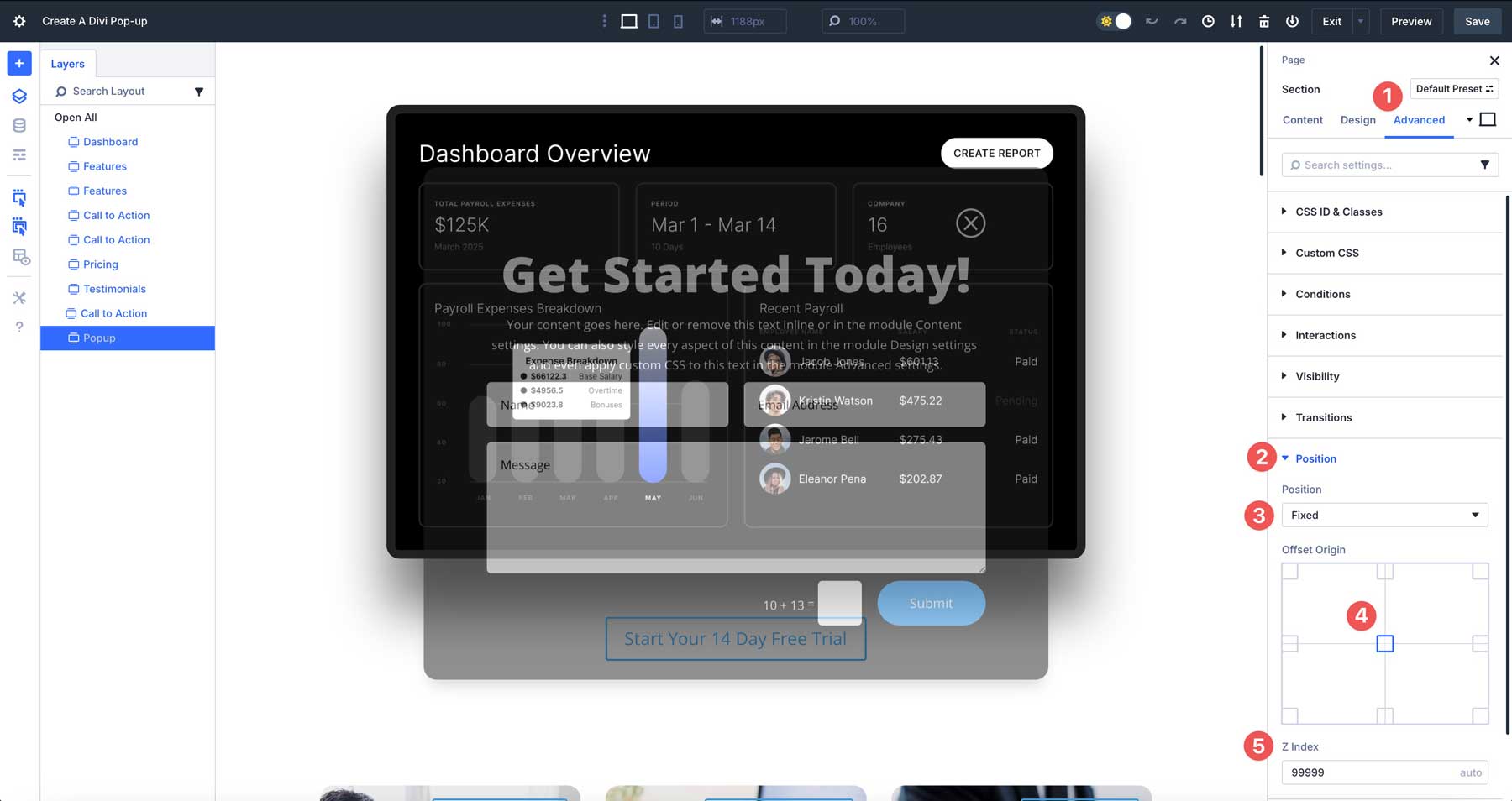 Divi 5の相互作用