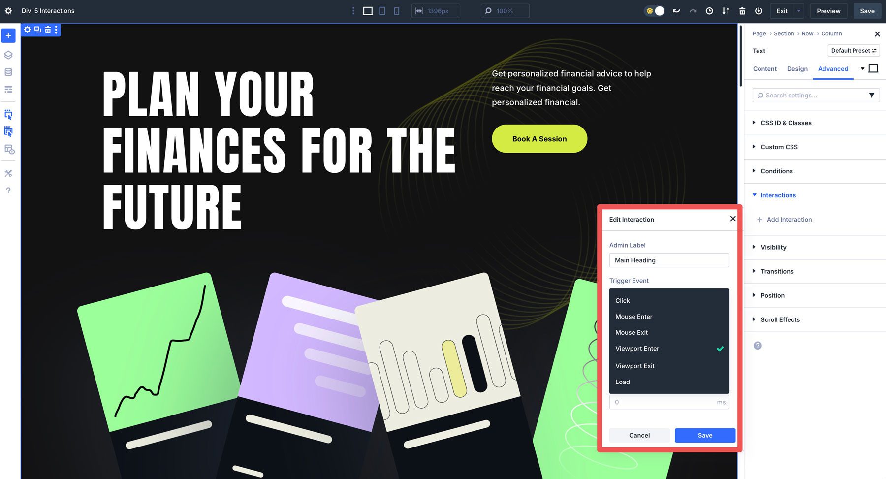 Divi 5の相互作用