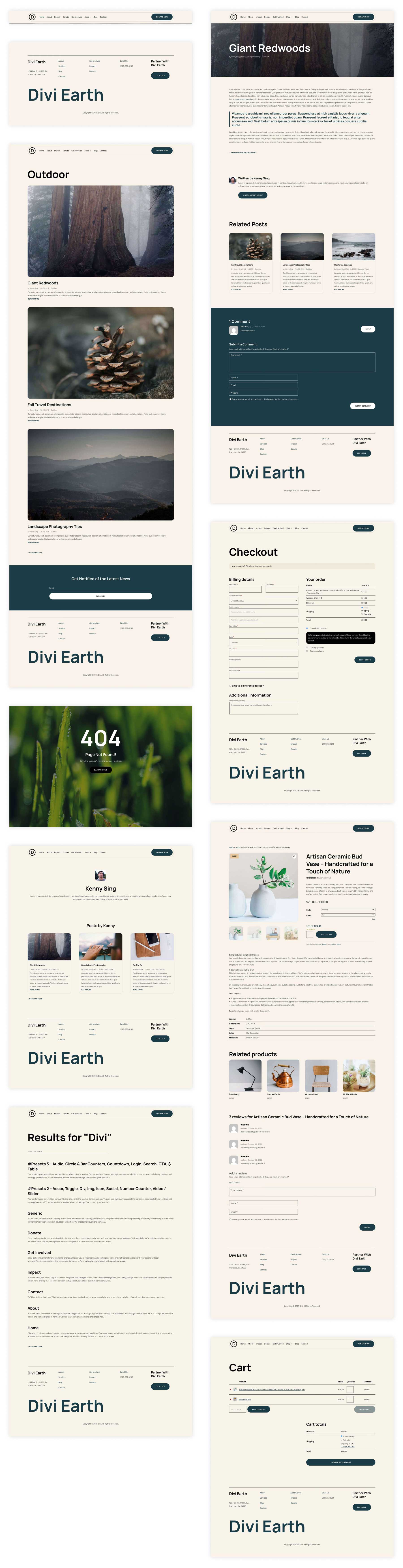 NGO Starter Site für Divi