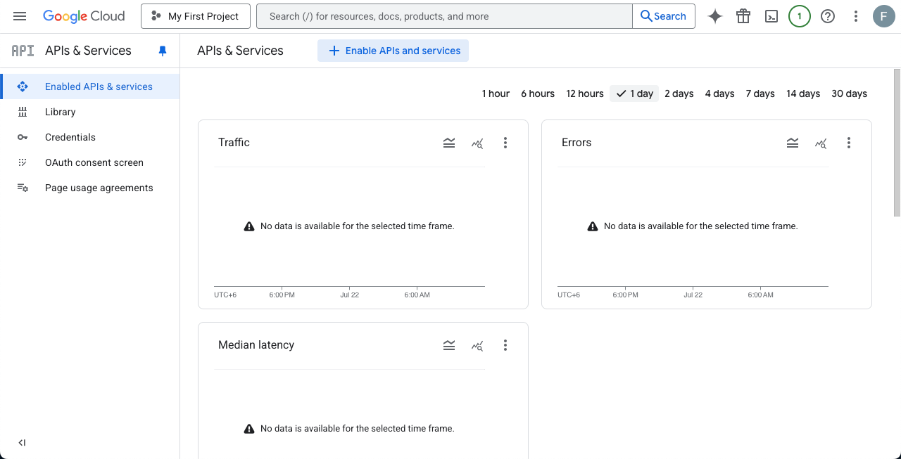 Google Cloud Page