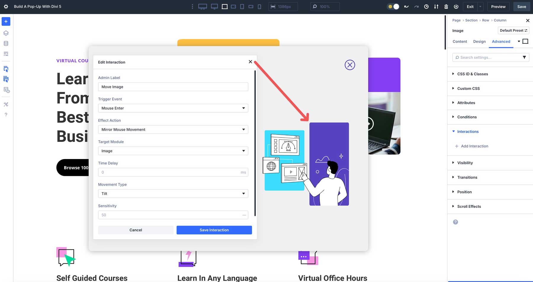 Divi 5でポップアップを作成します