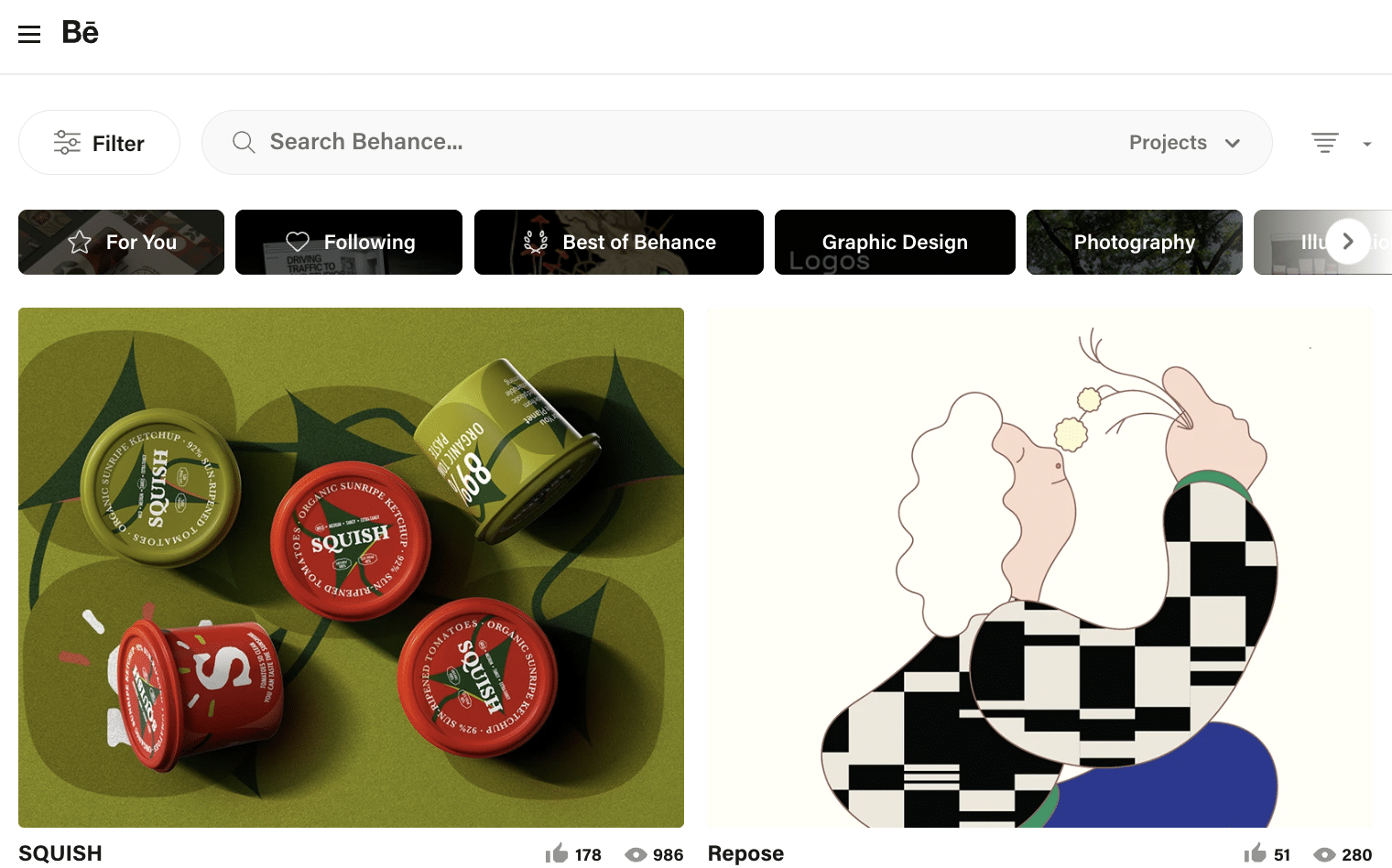 Behance örneği