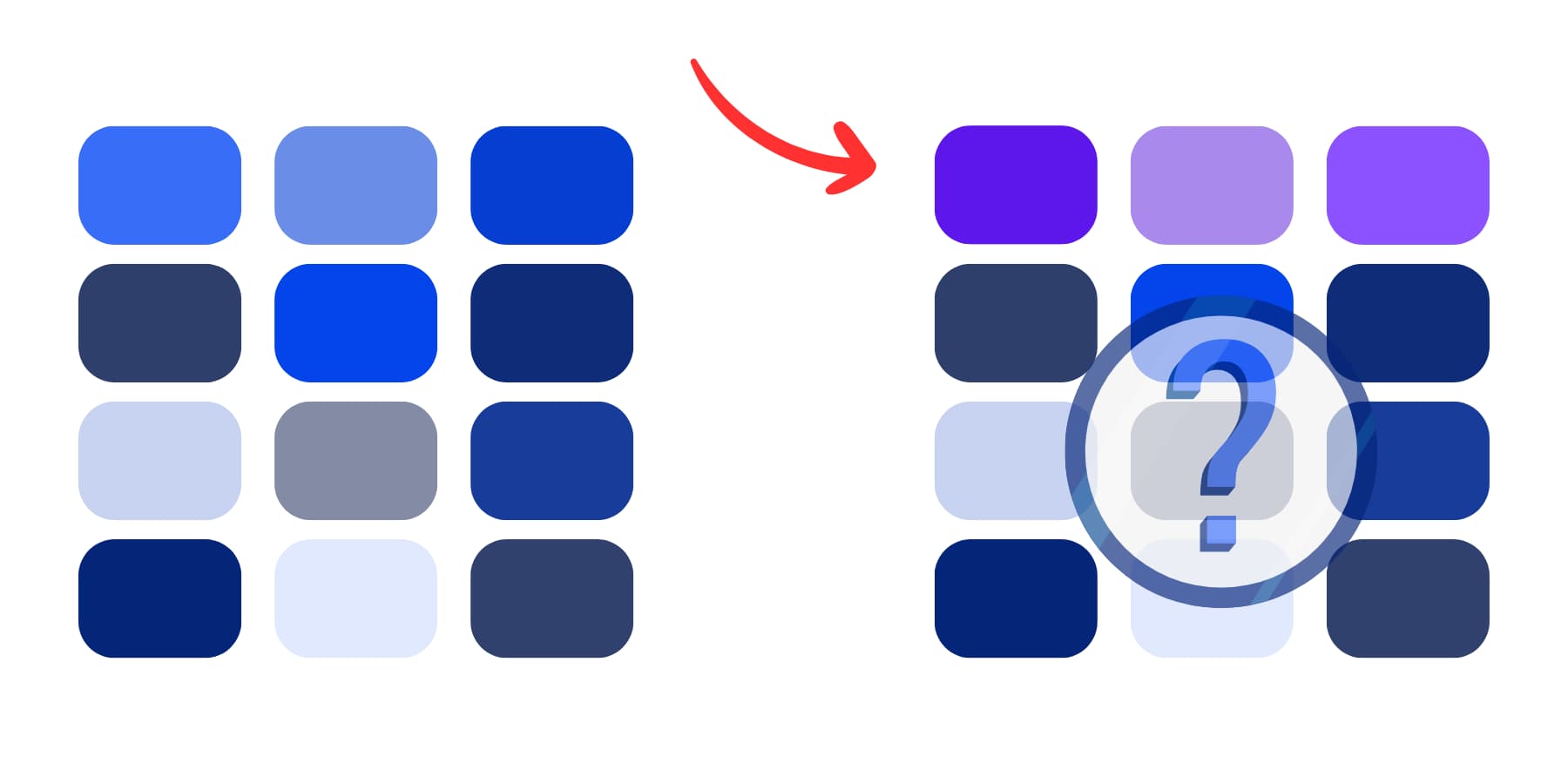 Un exemple visuel de la façon dont les mises à jour de couleur fastidieuses pourraient être