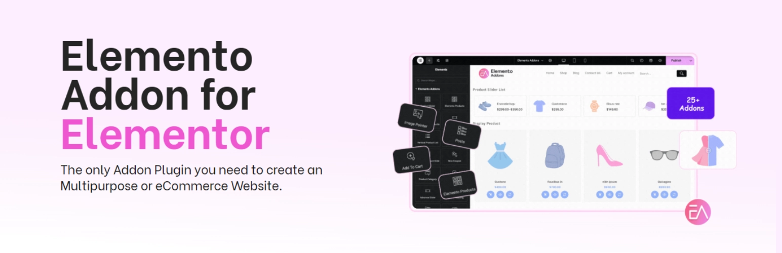 8 Plugins WooCommerce essentiels pour les magasins de mode 5 elemento Addons 1