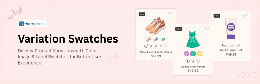 8 Plugins WooCommerce essentiels pour les magasins de mode 3 Variation swatches