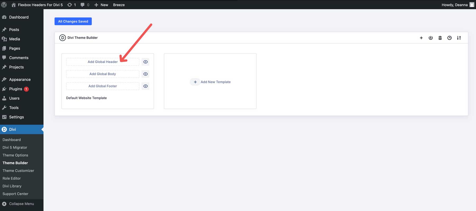 En-têtes Flexbox pour Divi 5
