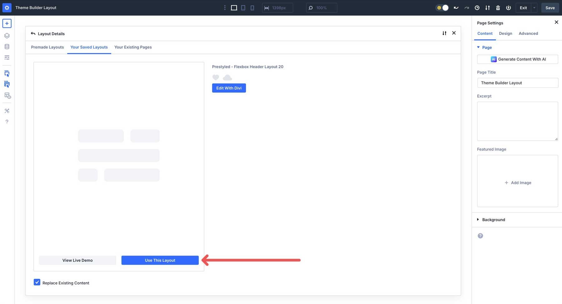 En-têtes Flexbox pour Divi 5