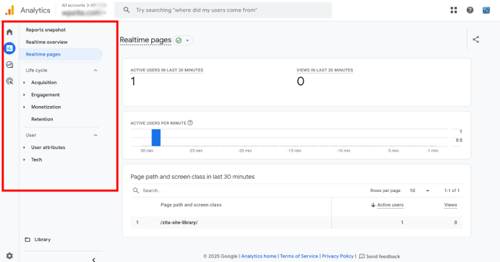 什麼是Google Analytics(分析)?如何將其用於網站優化7 realtime pages