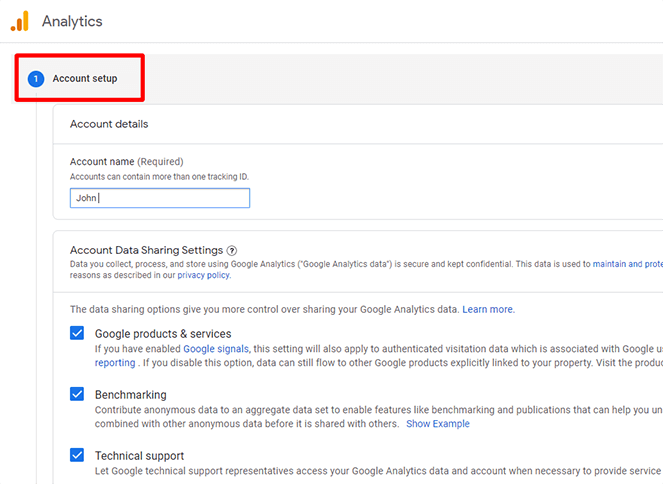什麼是Google Analytics(分析)?如何將其用於網站優化4 account setup google analytics