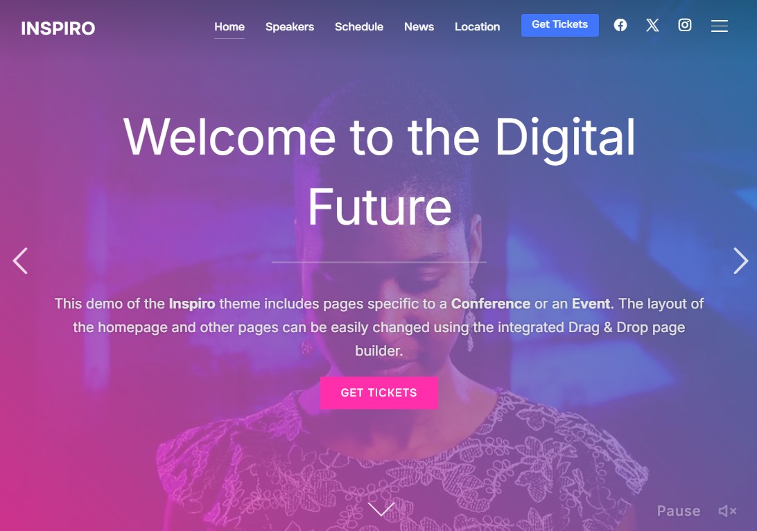 Inspiro WordPress 테마