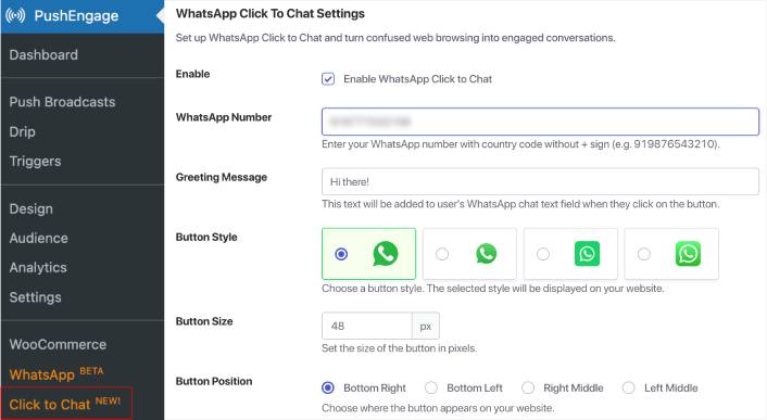 WhatsApp Live -Chat