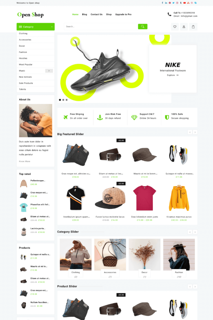 8 mejores alternativas de tema de Kadence para WordPress en 2025 4 openshop free 323