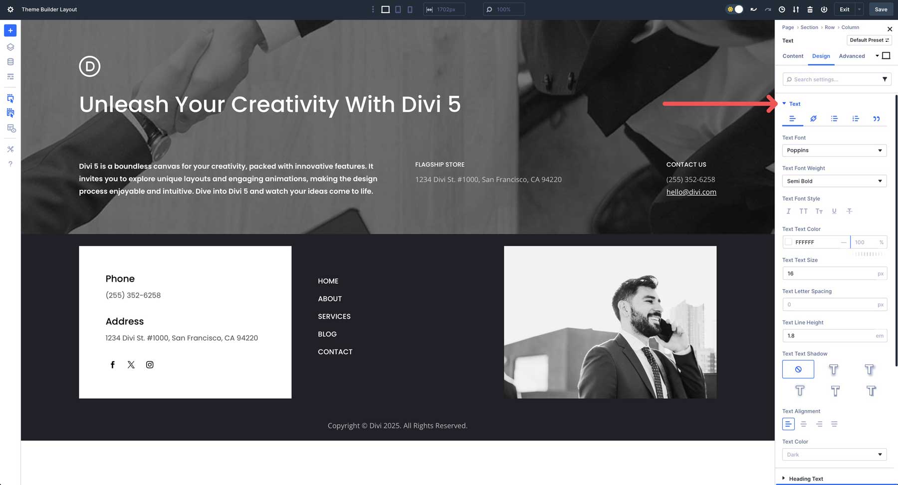 Футболки Flexbox для Divi 5