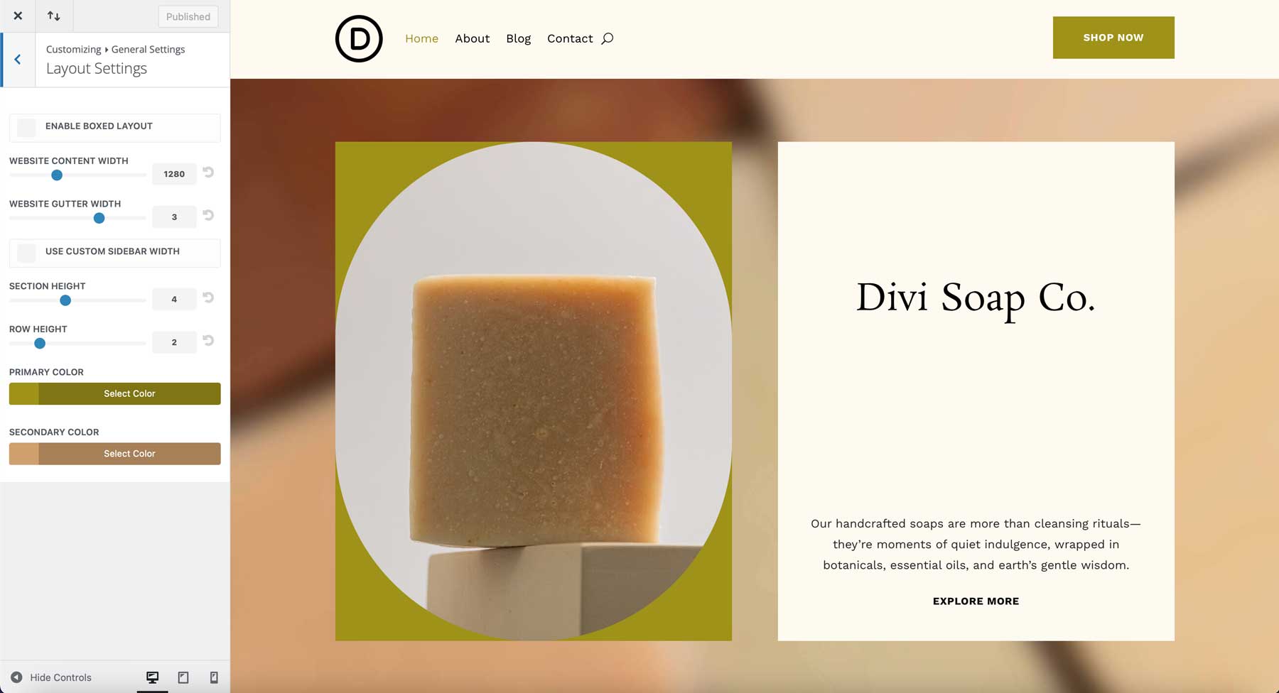 Situs starter sabun untuk divi