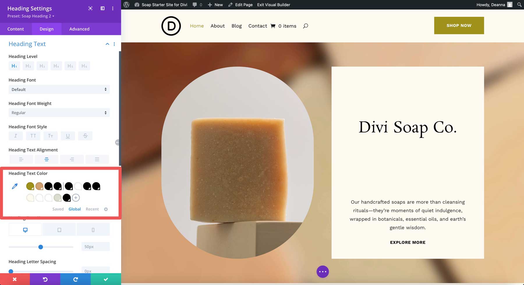 Situs starter sabun untuk divi