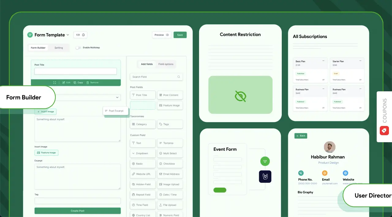 WP Utilizator Frontend