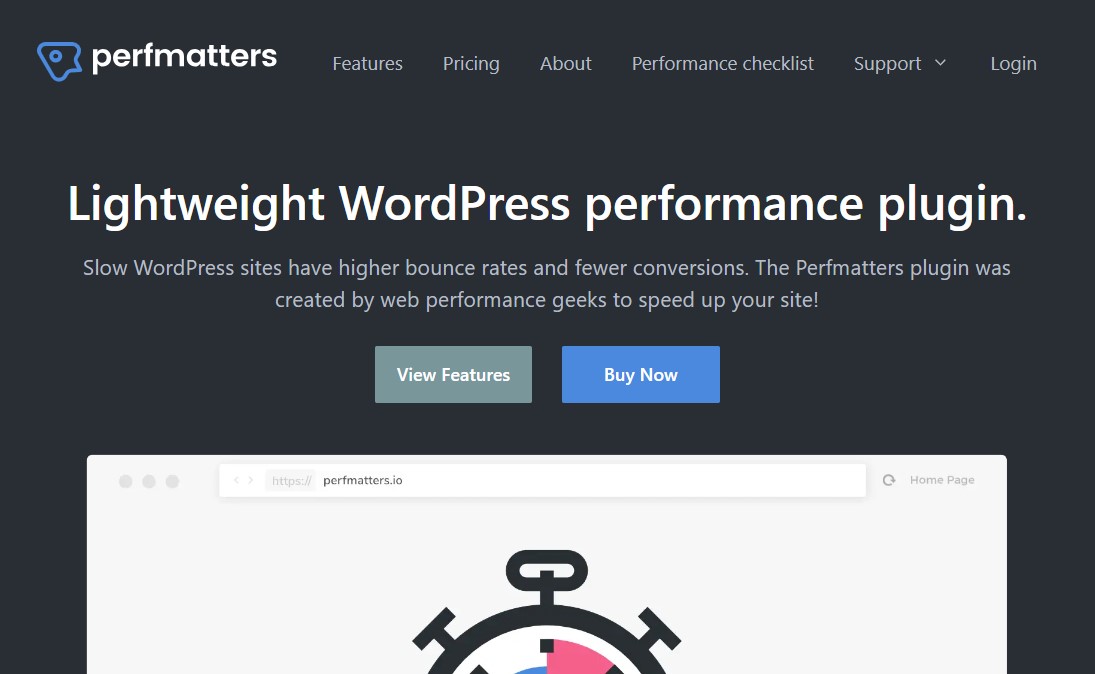 PerfMatters- WordPress的Web Performance插件