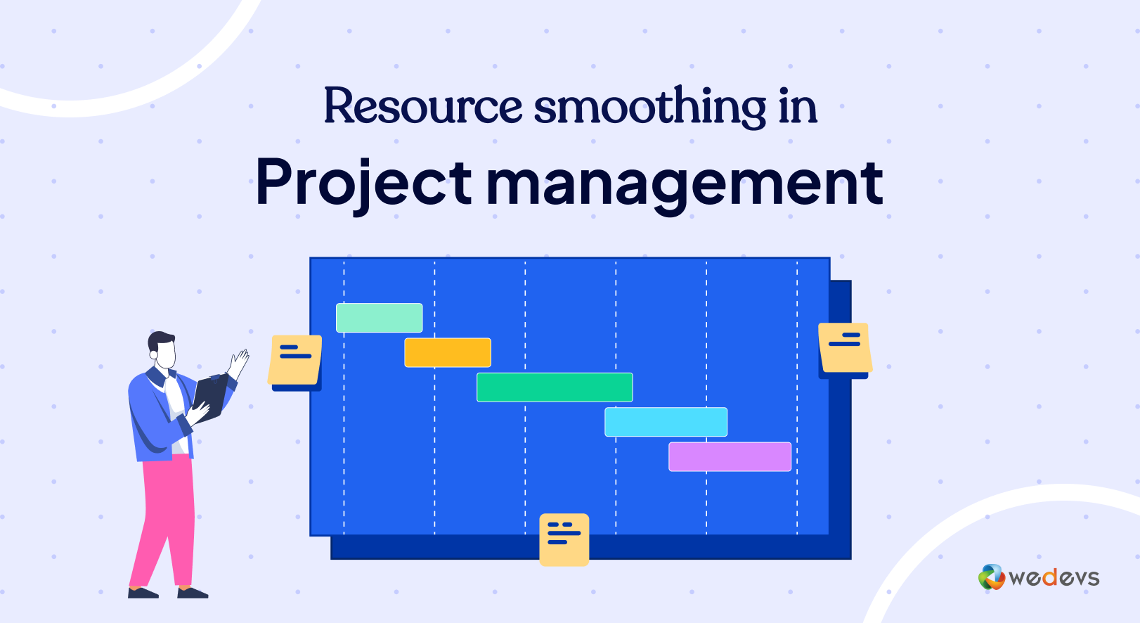 Suavização de recursos no gerenciamento de projetos