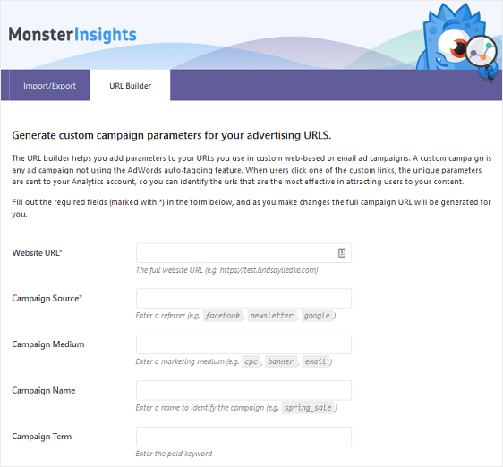 MonsterInsights Kampanya Takibi