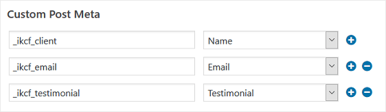 Meta de publicación personalizada final