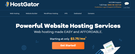 HostGator 공유 호스팅