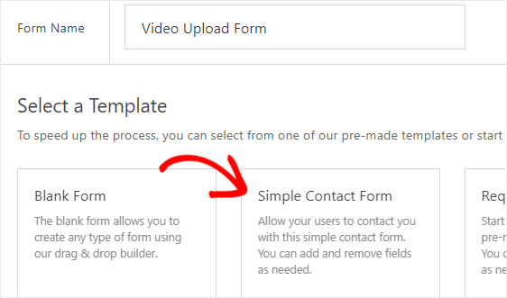 Erstellen Sie ein Video-Upload-Formular mit dem WPForms-Plugin
