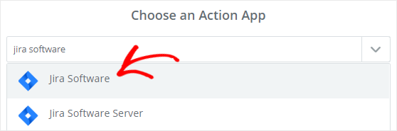 Jira Yazılımını bir eylem uygulaması olarak yapılandırın