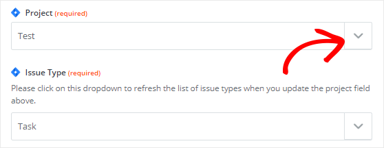 Jira sorunları oluşturmak için şablon oluşturun