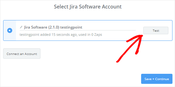 Jira Yazılım hesabını test edin