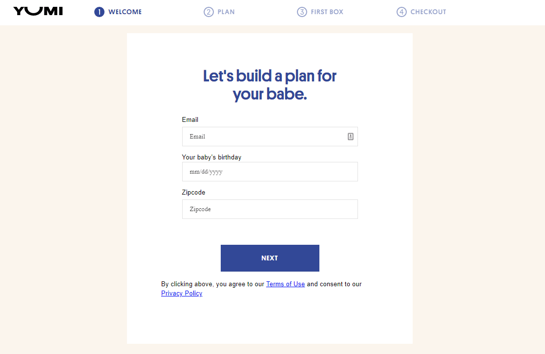exemplo de formulário de geração de leads com personalização
